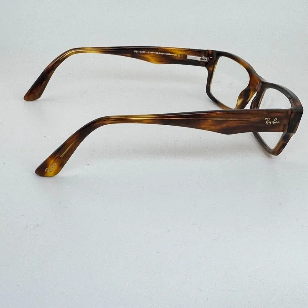 Ray Ban‎ Eyeglasses Frames Only RB 5254 2144 52-18-145, Brown Striped H15224